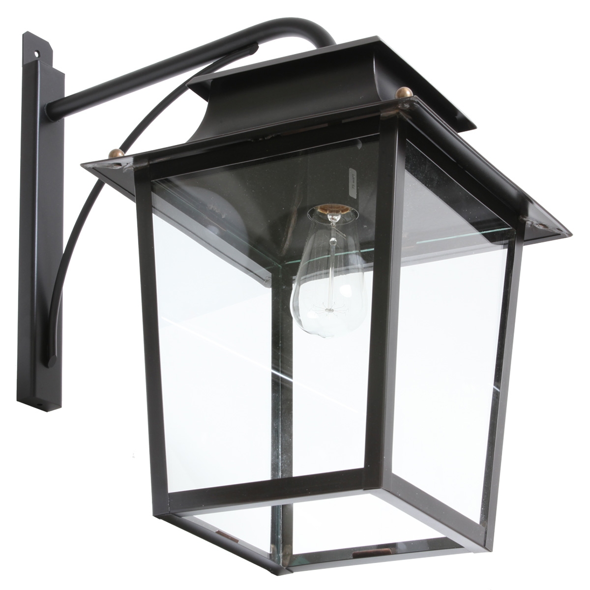 Bild 5: Wandlaterne für Außen Alma-Passy MM, Kanoneneisen-Patina, großes Modell Wandlaterne für Außen Alma-Passy MM: Wandlaterne für Außen Alma-Passy MM, Kanoneneisen-Patina, großes Modell