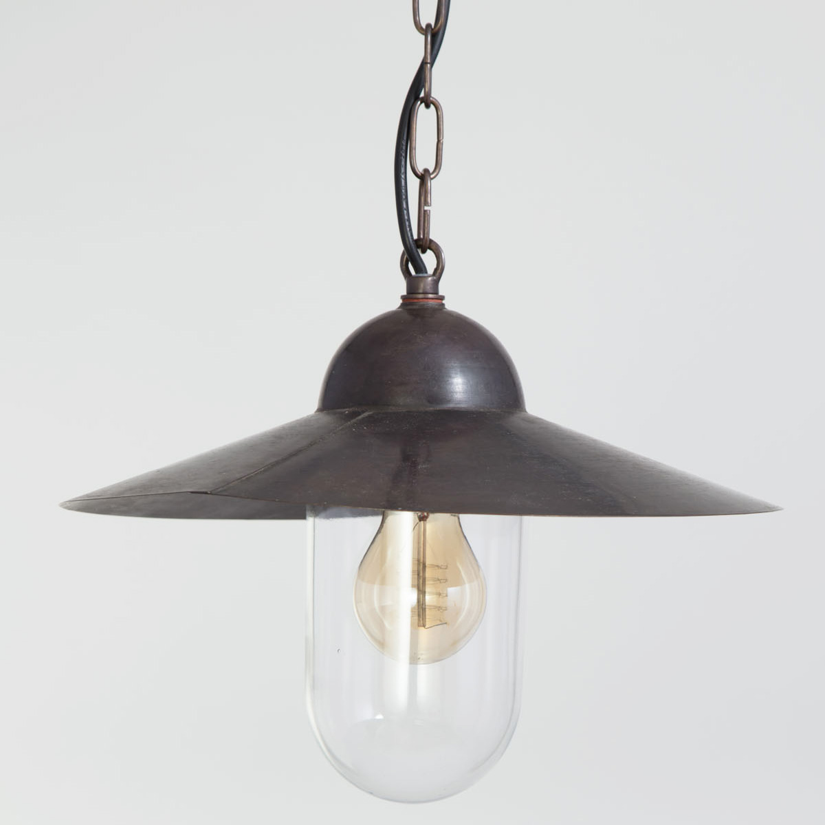 French Pendant Light Cheverny with Glass
