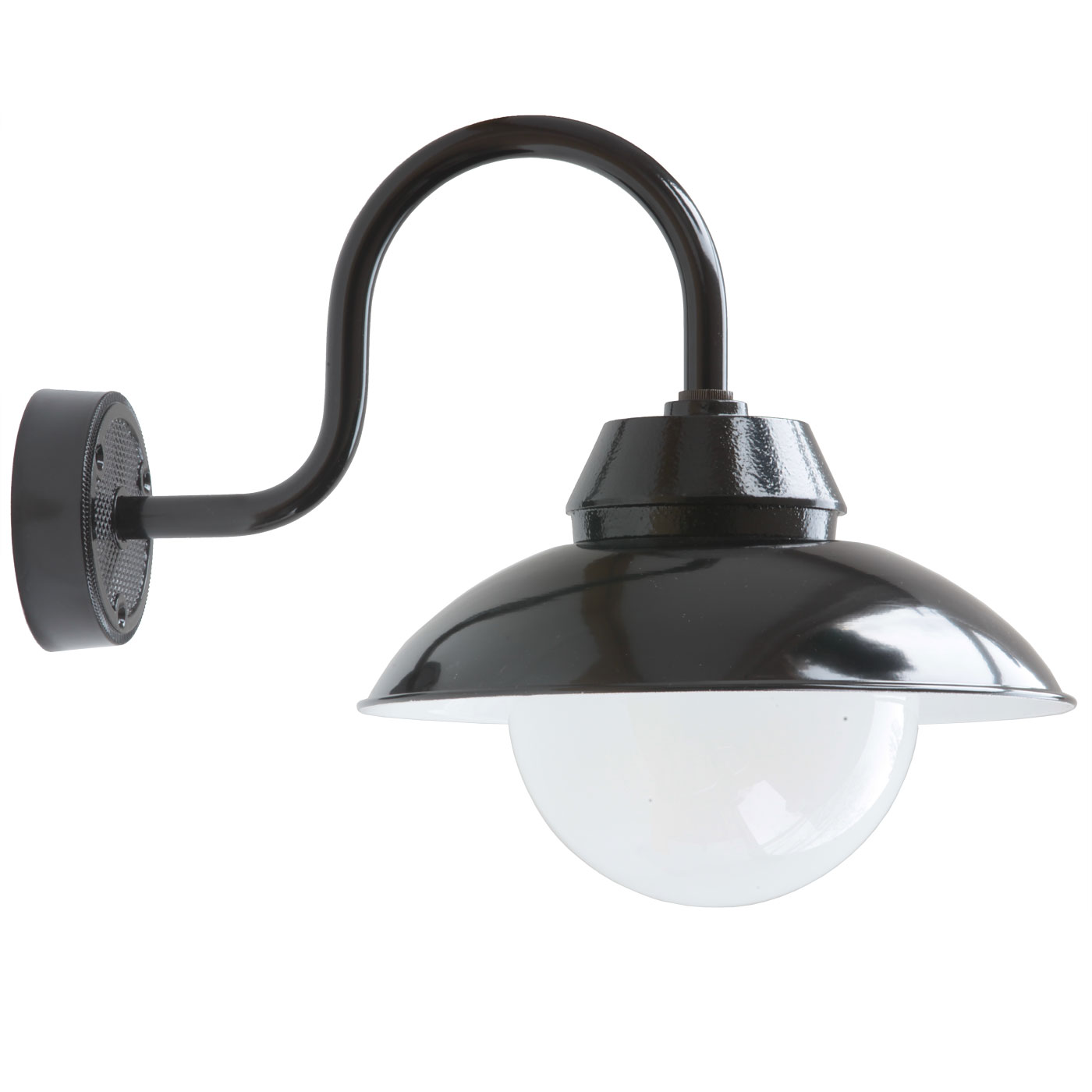 Wandlampe mit gewölbtem Schirm Mainz W1500