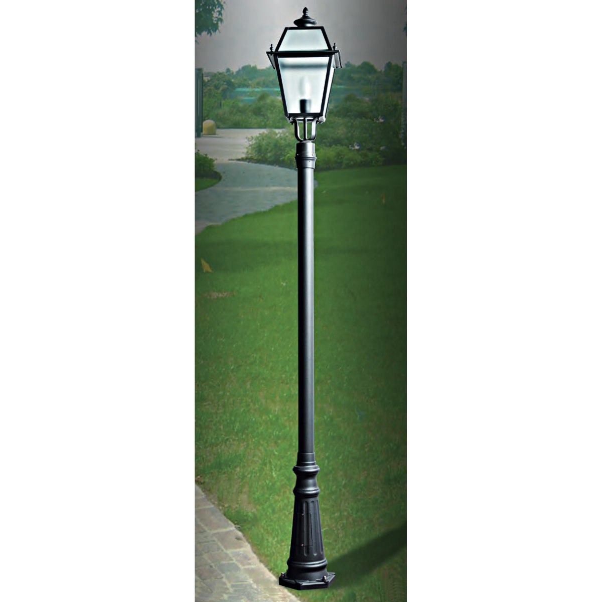 Italian Lamp Post for Gardens and Parks