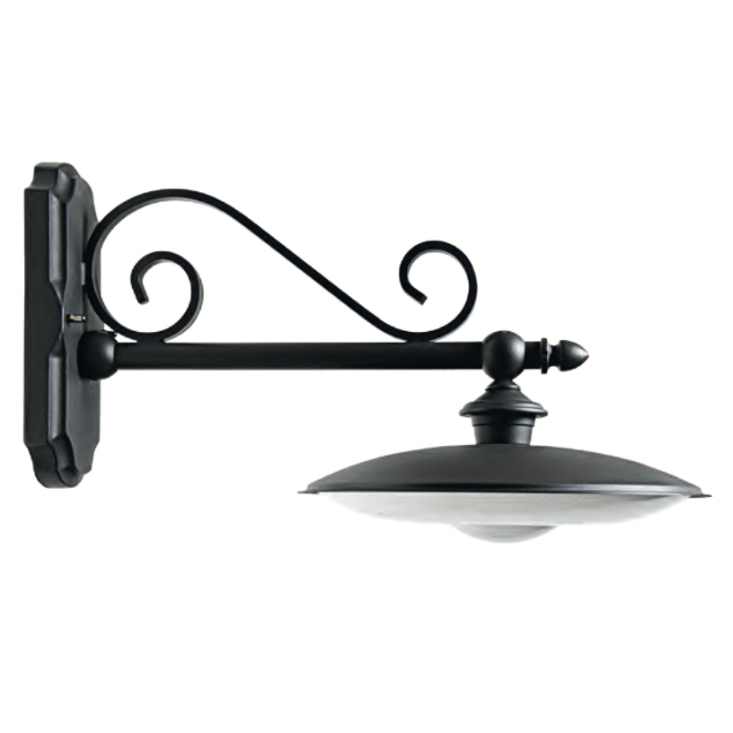 Bild 5: Abgebildet in schwarz: LED-Außenwandleuchte mit IP 65 und Zierarm LED-Außenwandleuchte mit IP 65 und Zierarm: Abgebildet in schwarz: LED-Außenwandleuchte mit IP 65 und Zierarm