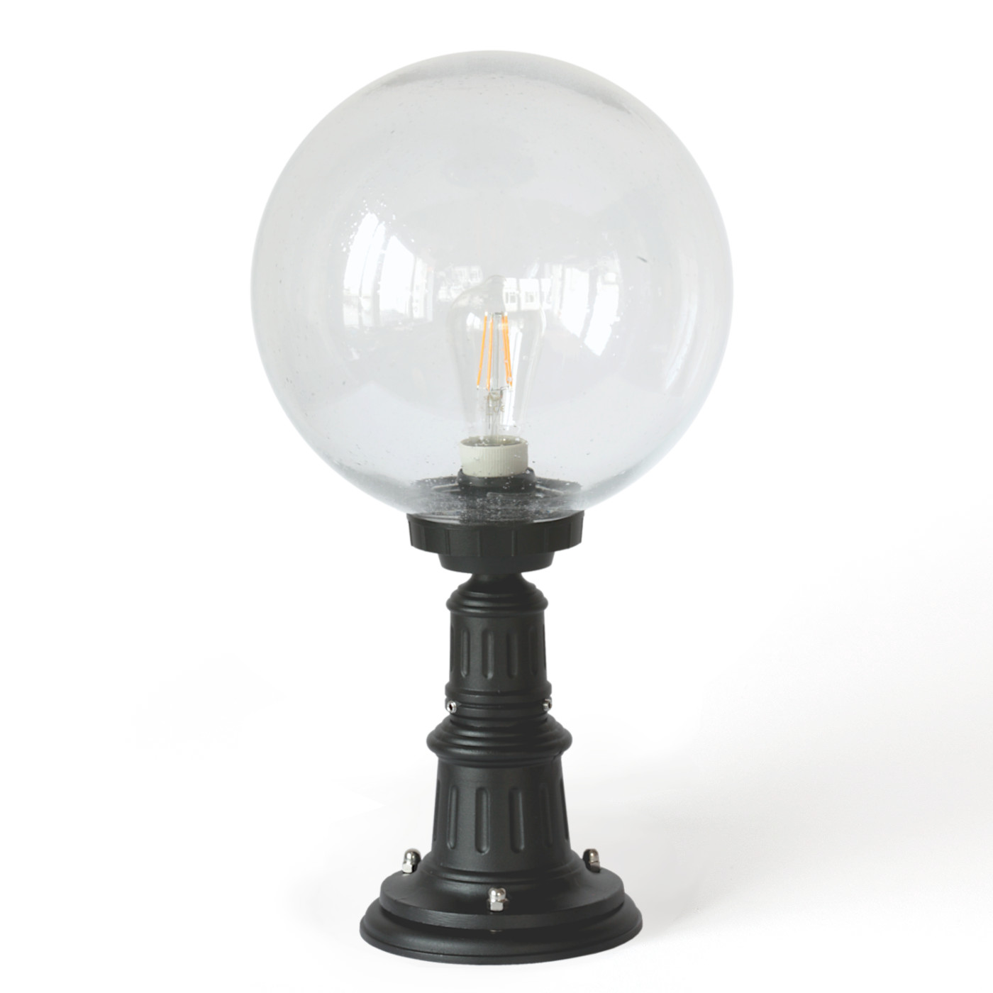 Kugel-Außenleuchte mit Echtglaskugel Ø 300 mm Kugel-Außenleuchte mit Echtglaskugel Ø 300 mm