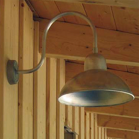 Fig. 3: Wandleuchte Solingen RO 1600, Aluminium roh Bauhaus Design Exterior Wall Lamp Solingen RO 1600: Wandleuchte Solingen RO 1600, Aluminium roh