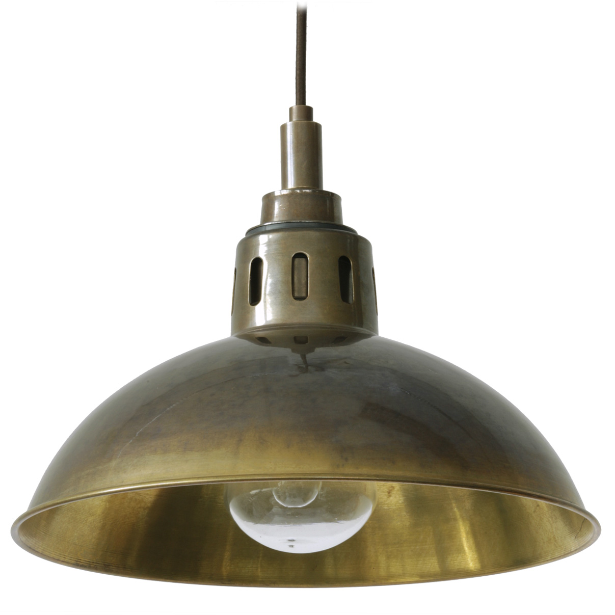Vintage Brass Pendant light Talis, IP65