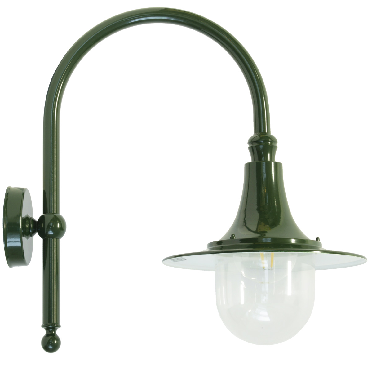 Outdoor Wall Light with Slooped Shade