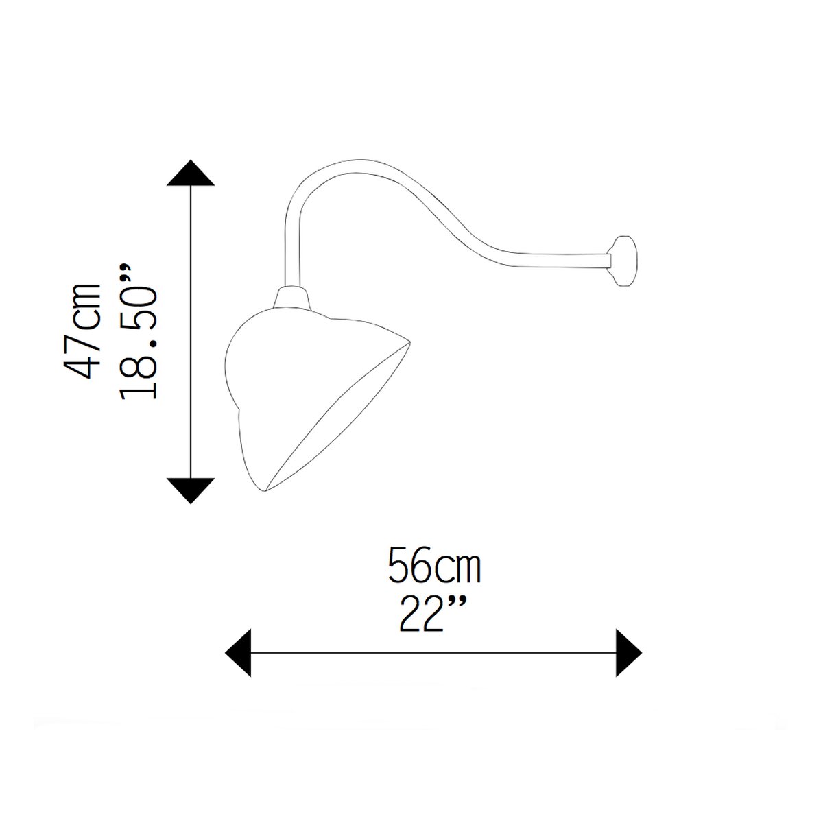 Messing-Wandleuchte zur Schildbeleuchtung Nova, IP65, Bild 9 Messing-Wandleuchte zur Schildbeleuchtung Nova, IP65, Bild 9