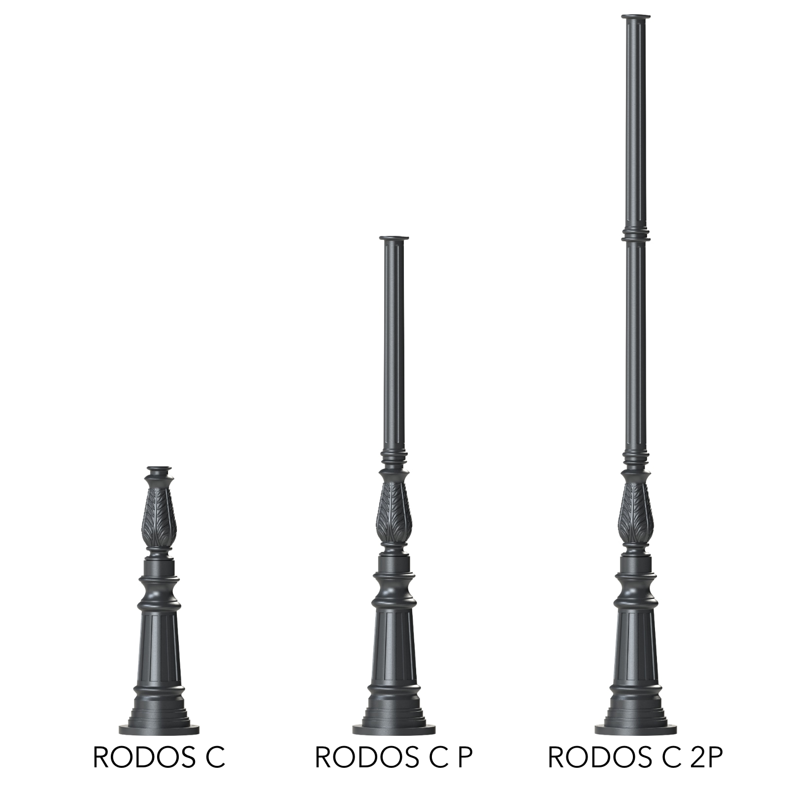 Historical post RODOS C 70 / 128 / 184 cm