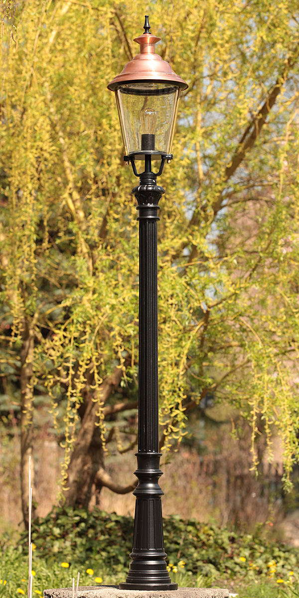 Lower Rhine Style Copper Post Light Rodos P1K.41 Lower Rhine Style Copper Post Light Rodos P1K.41