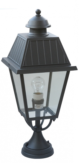 Historical garden lamp for outdoor use