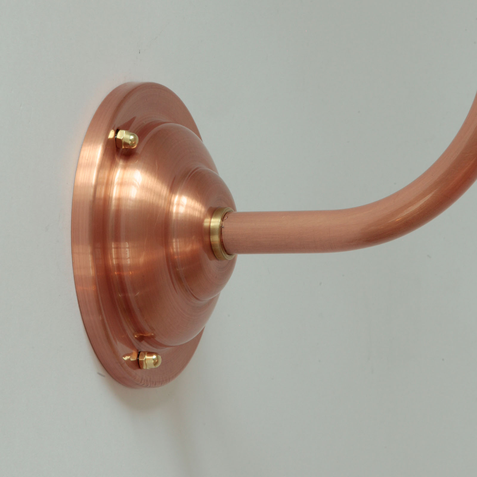 Copper Sconce Regensburg W1600 Patina: Kupfer glänzend 