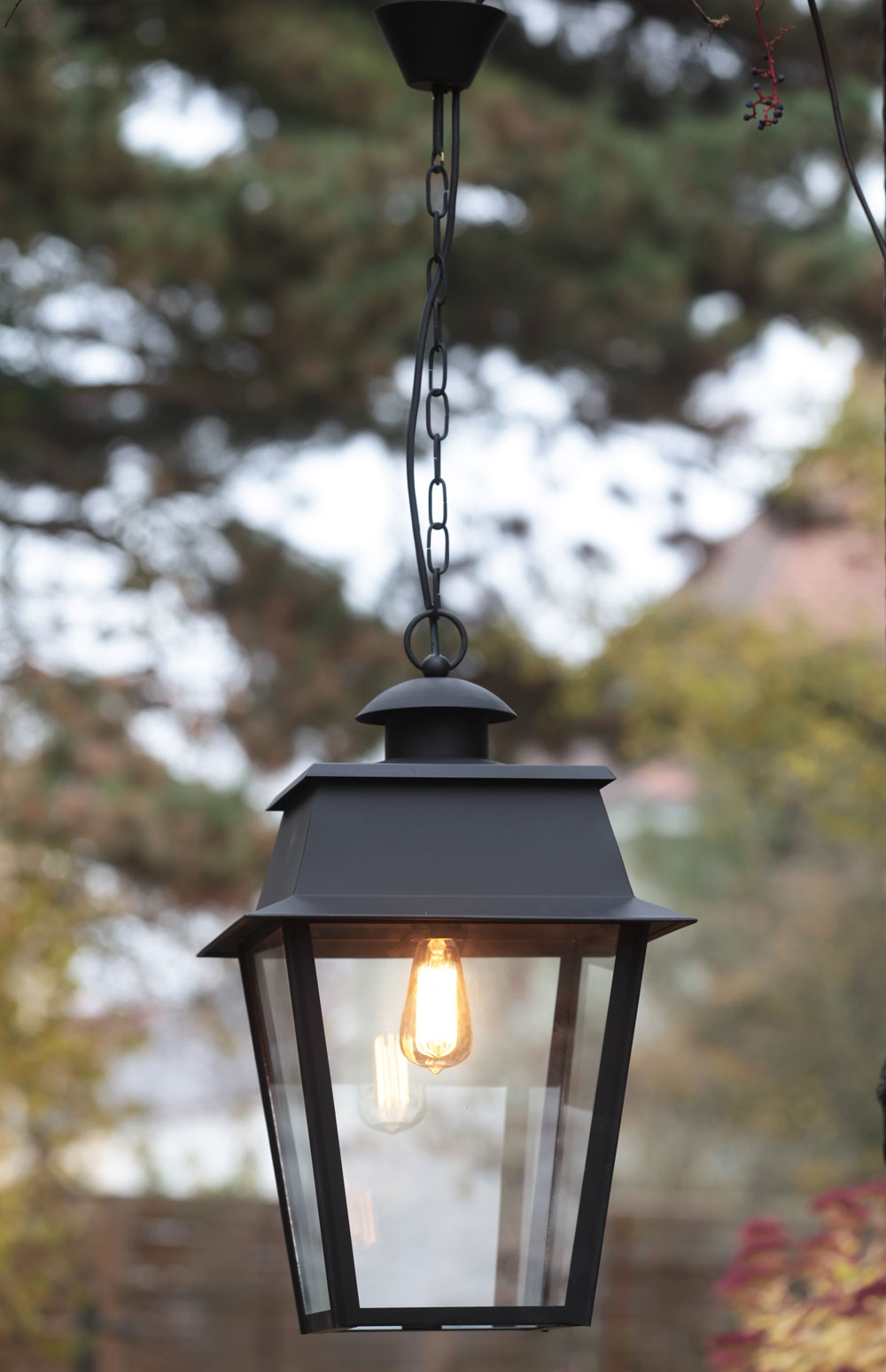 Large Historical Pendant Lantern Bordeaux TGM