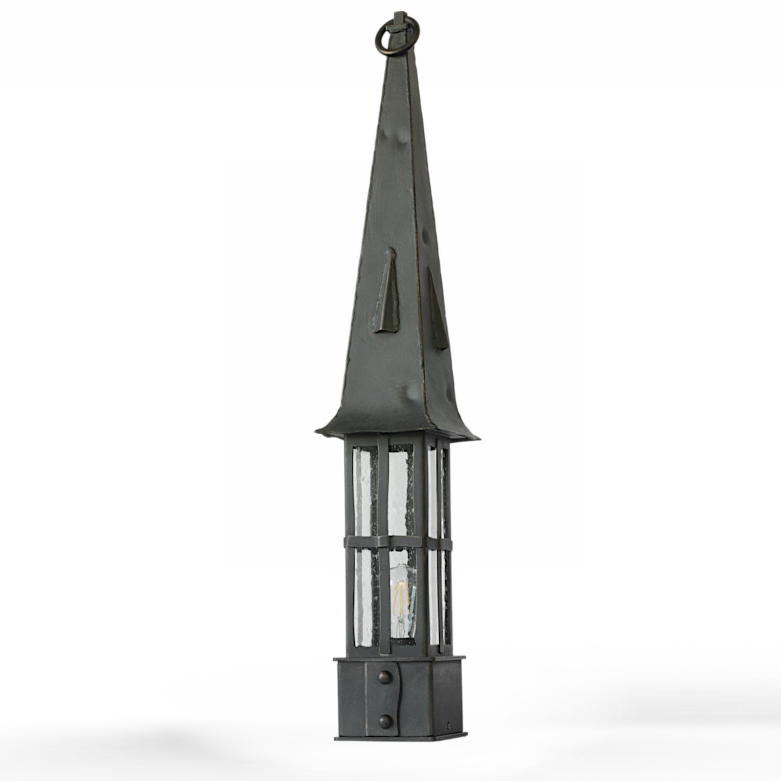 Gothic-Style Pedestal Light with Pointed Top AL 6844