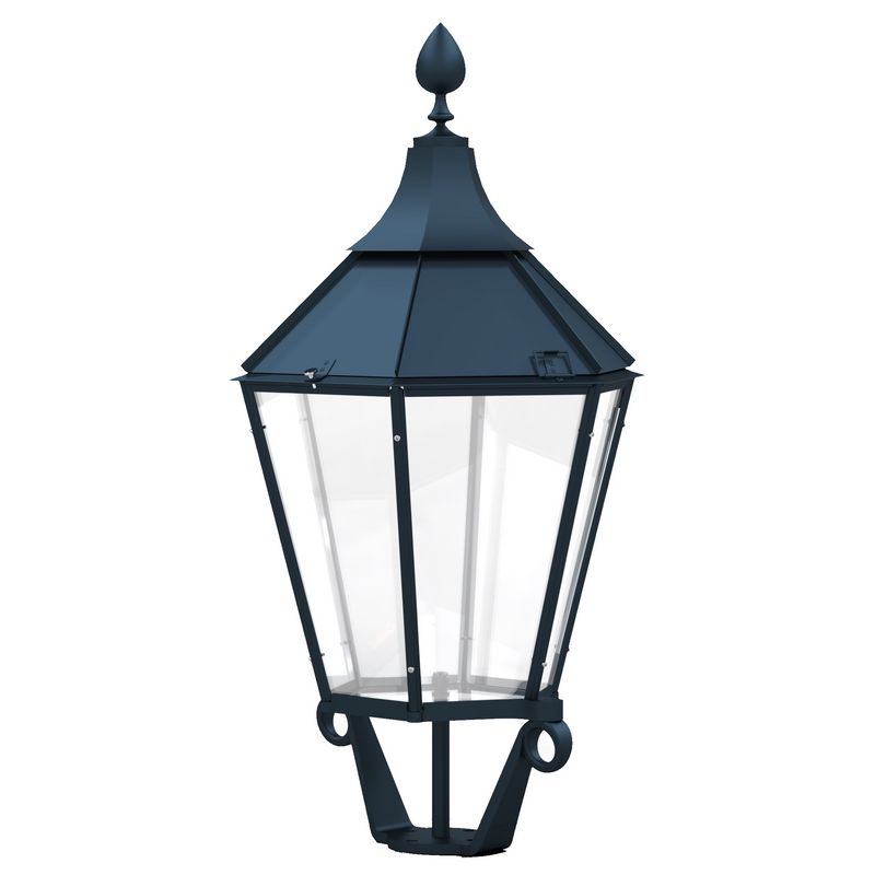 Bild 4: Modell 2 ohne Dachverzierung Berliner Modellleuchte: Große Aufsatzleuchte A 51: Modell 2 ohne Dachverzierung