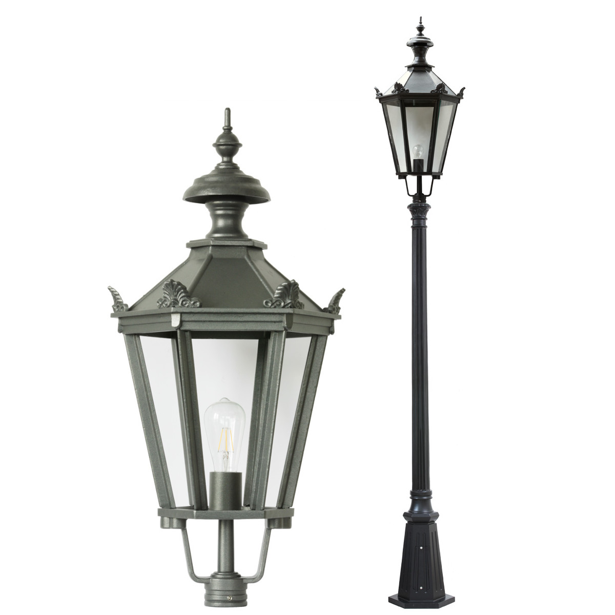 Mastleuchte mit Schinkel-Laterne Rodos GP3K.72.73 Mastleuchte mit Schinkel-Laterne Rodos GP3K.72.73