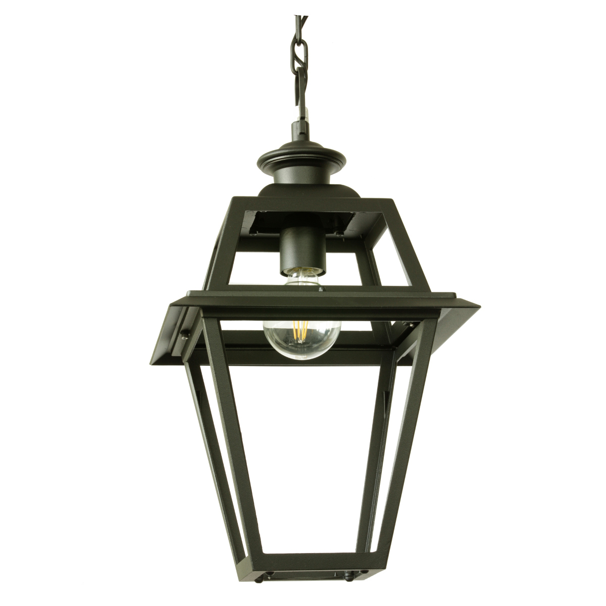 Large, Bright Outdoor Light with Chain Suspension