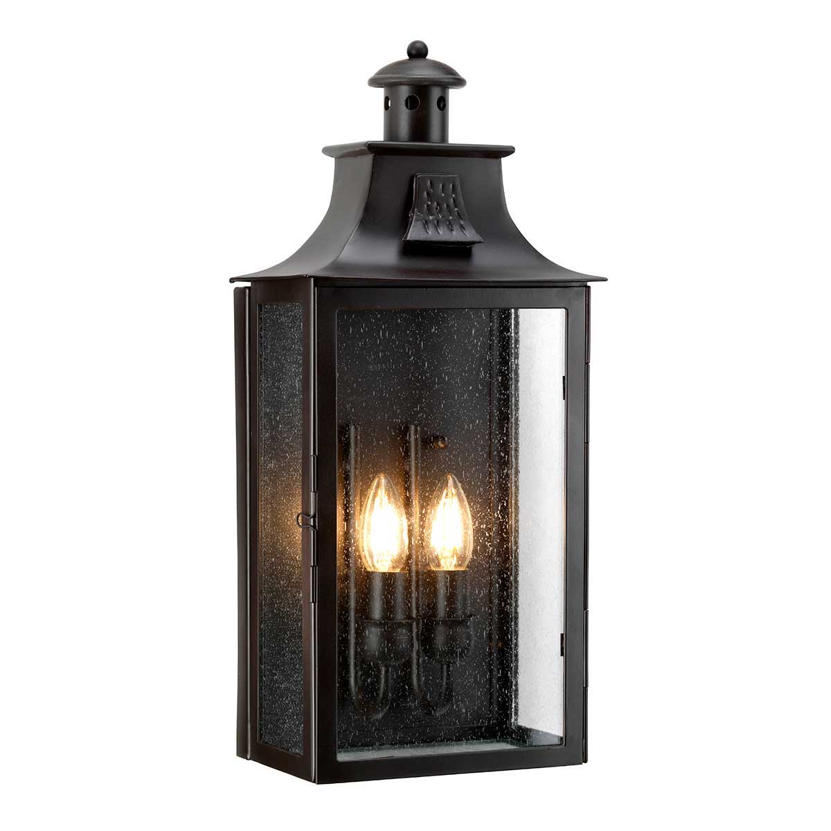 Flat Wall Light with Two Light Points