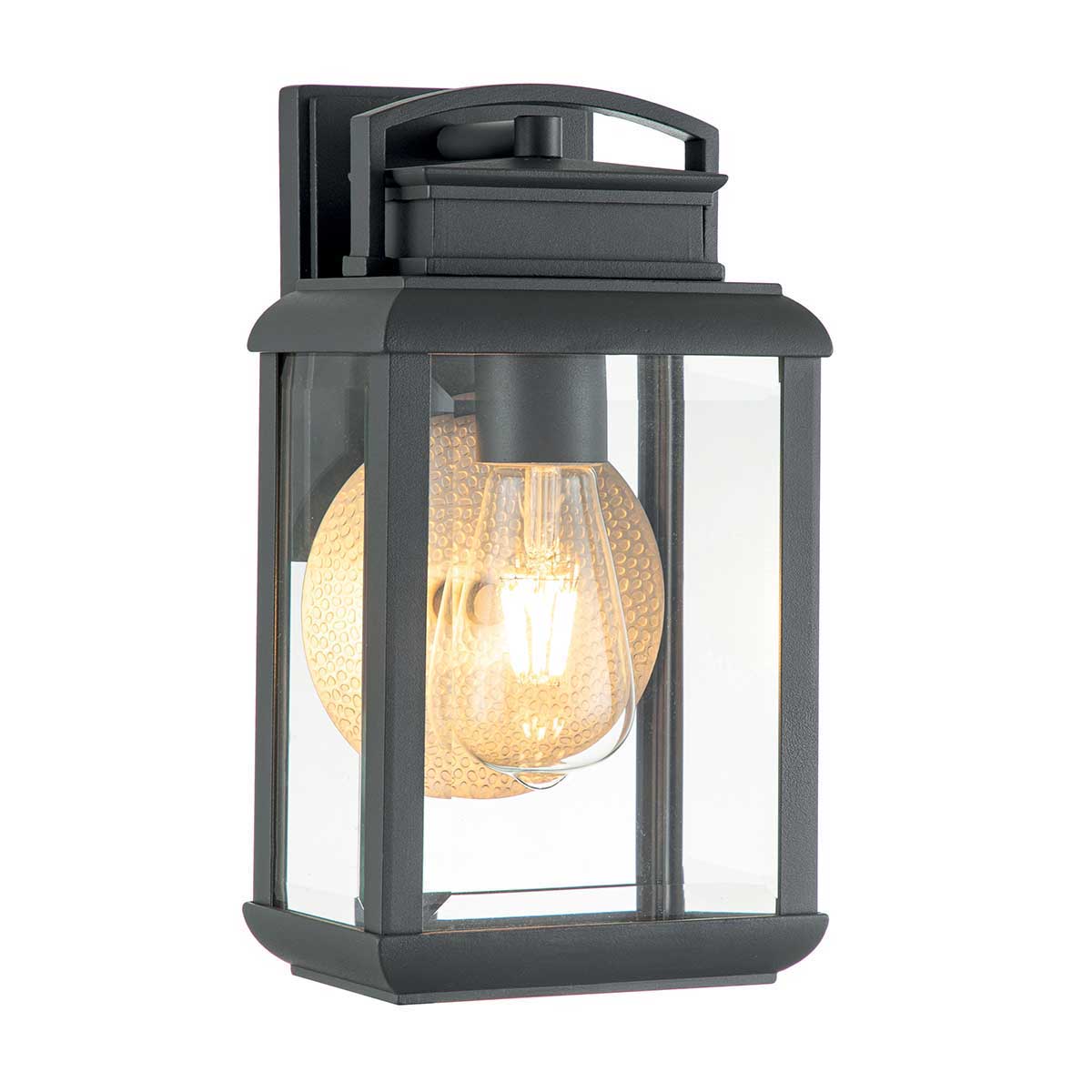 Small Wall Light in Anthracite, 30 cm