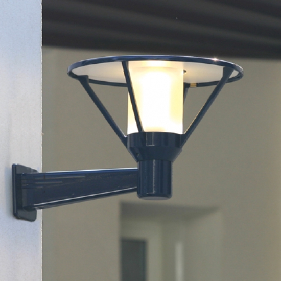 Bild 3: Wandleuchte mit Bewegungsmelder Bermude, blau Wand-Außenleuchte mit Bewegungsmelder Bermude: Wandleuchte mit Bewegungsmelder Bermude, blau