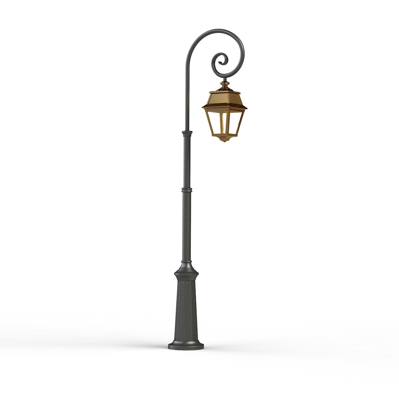LED Post Light Avenue 2 With Crozier