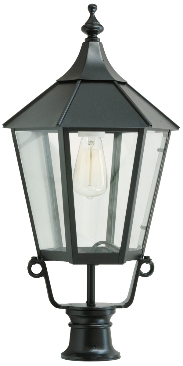 Bild 3: Tiefschwarz RAL 9005 Berliner Garten-Außenlampe A 59-1 SO 85: Tiefschwarz RAL 9005