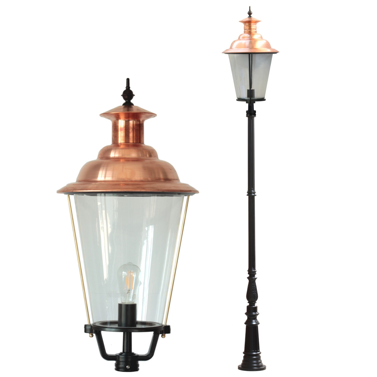 Copper Roof Post Light Rodos C 2P.42 Copper Roof Post Light Rodos C 2P.42