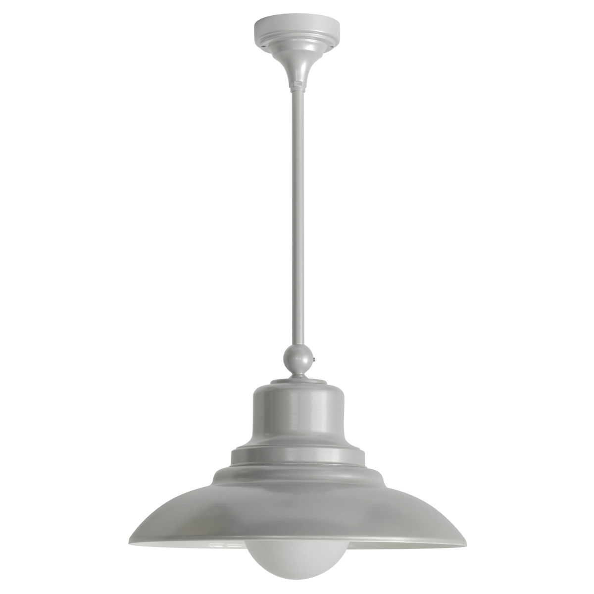 Factory-style Ceiling Lamp for Outdoors with Step-shade