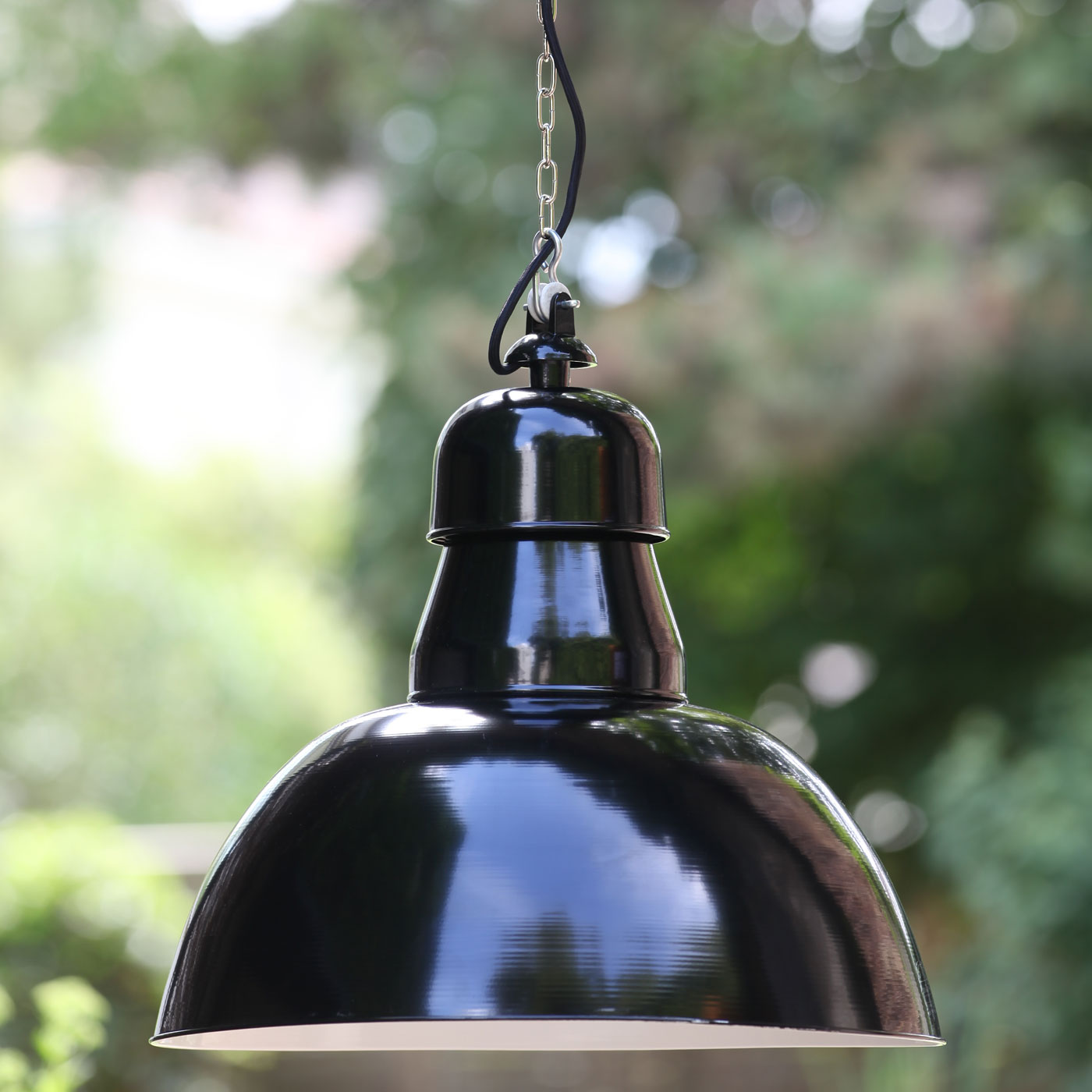 Traditional Outdoor Industrial Hanging Light Erfurt