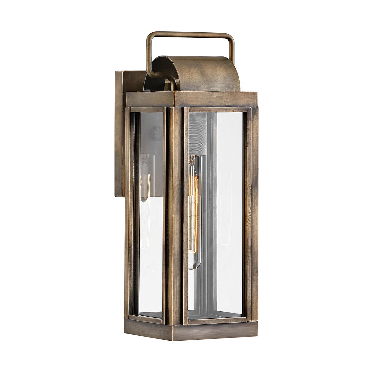 Slim Wall Light in Antique Bronze