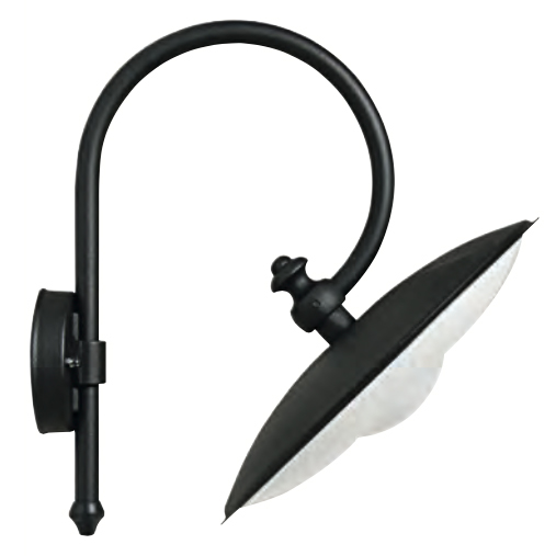 Directional LED Italian Wall Light with Bow Arm