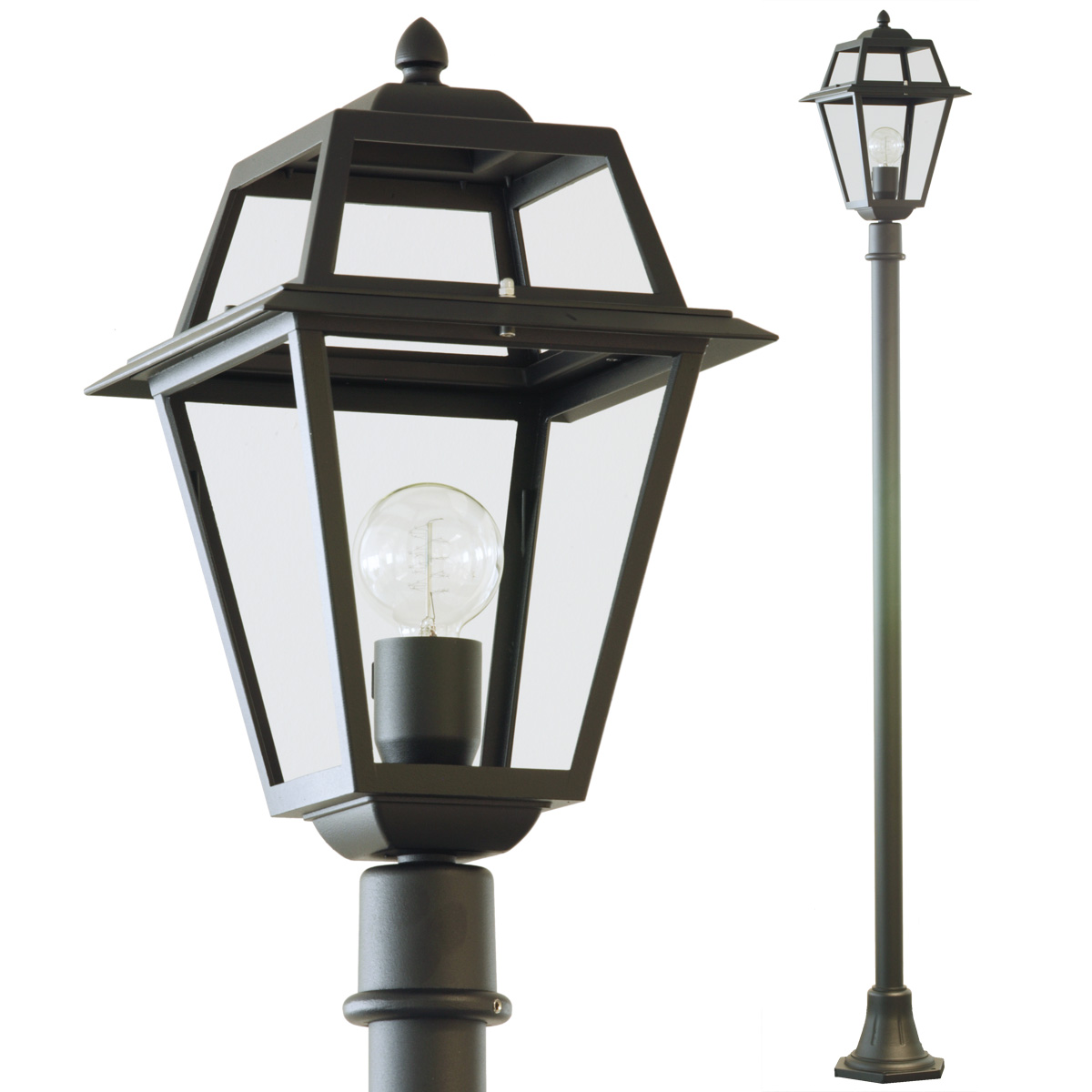 Lamp Post with Glossy Stand