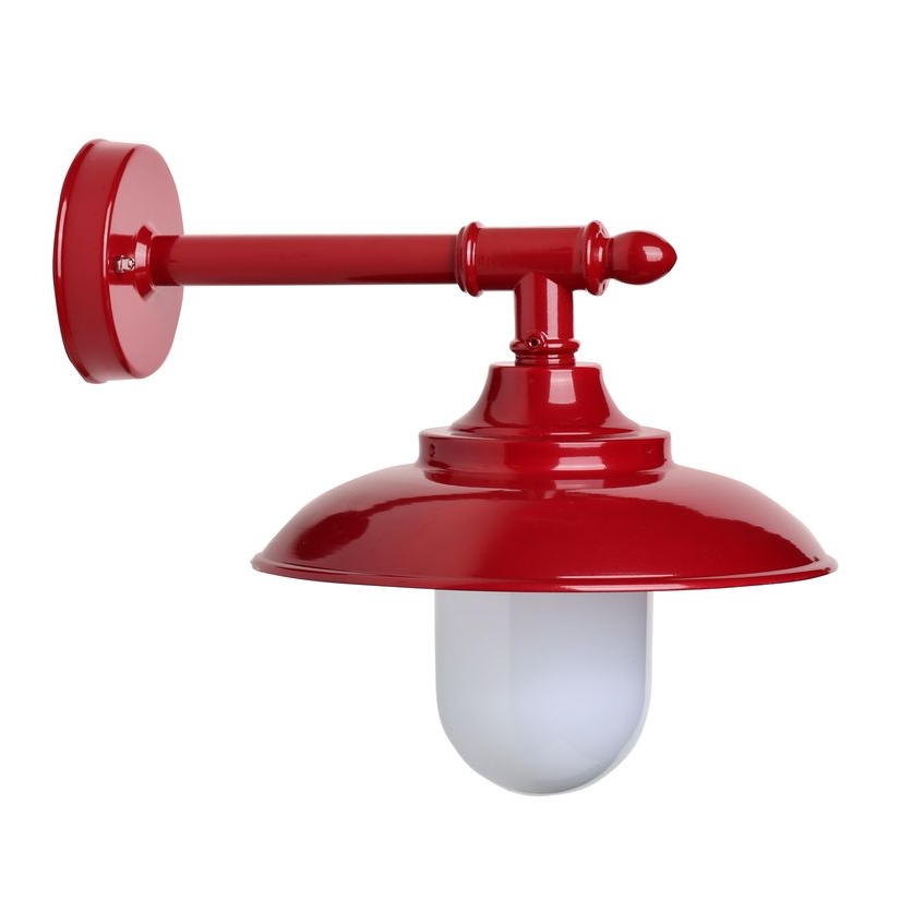Schirm-Wandlampe für Außen in vielen Farben