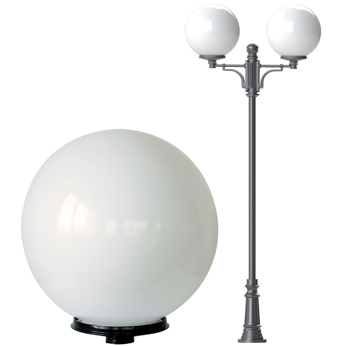 Double Mount Globe Lantern Rodos XL.02.05