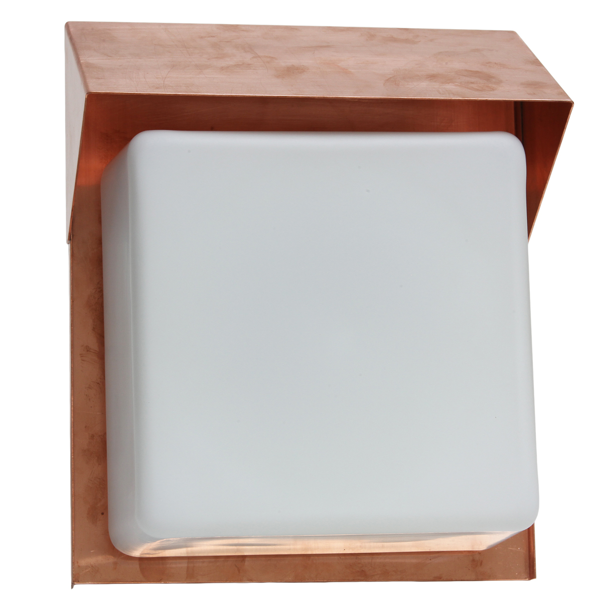 Outdoor Wall Light With Square Glass Stone