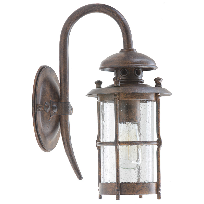 Hand-Forged Wrought Iron Wall Lantern WL 3491