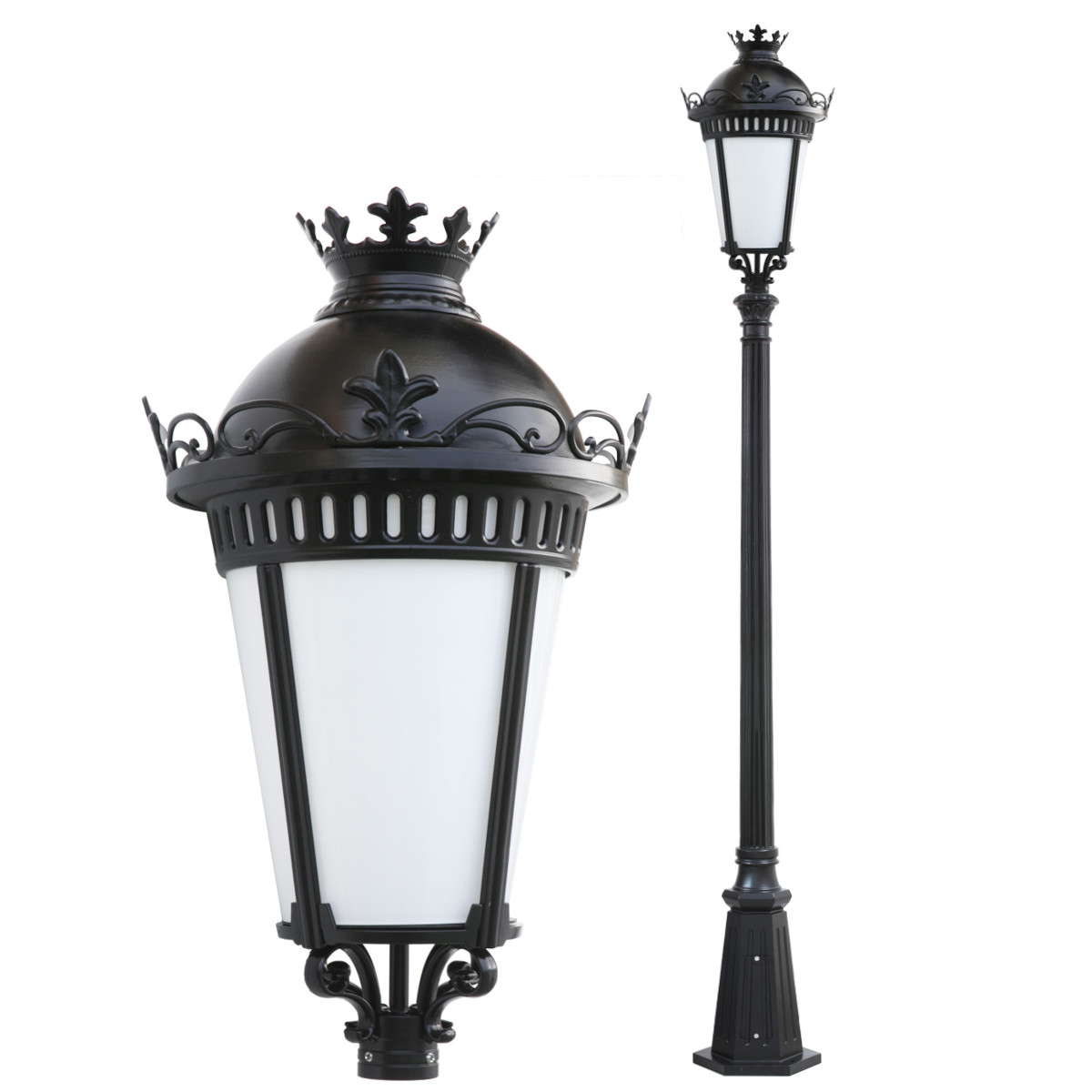 Mastleuchte mit Empire-Laterne Rodos GP3K.42JK Mastleuchte mit Empire-Laterne Rodos GP3K.42JK