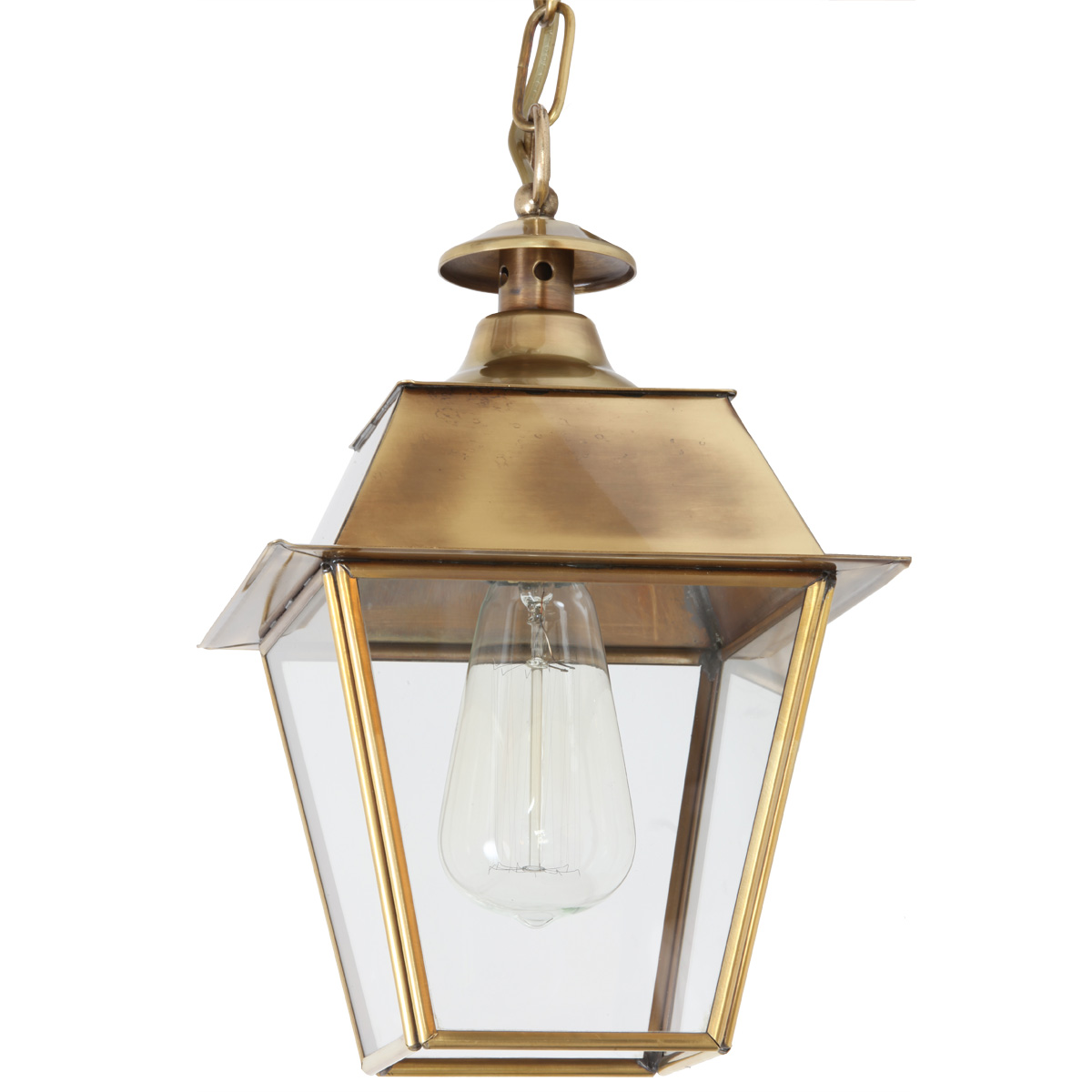 Handcrafted Brass Hanging Lantern Meribel