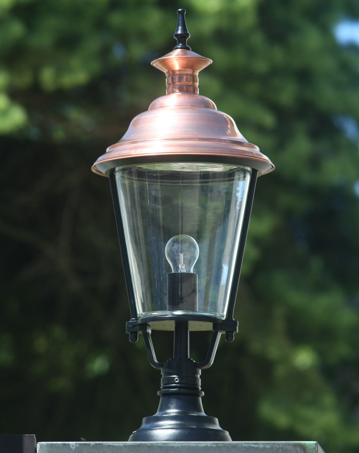 Pedestal Light Elba Copper CU