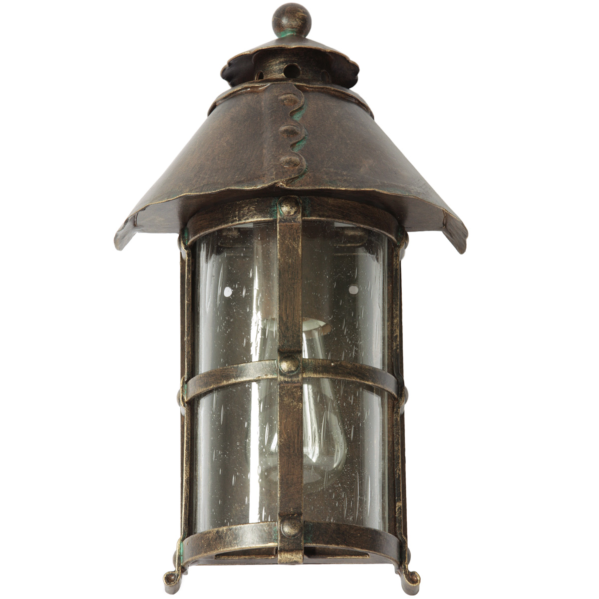 Medieval Wrought Iron Half Lantern WL 3396
