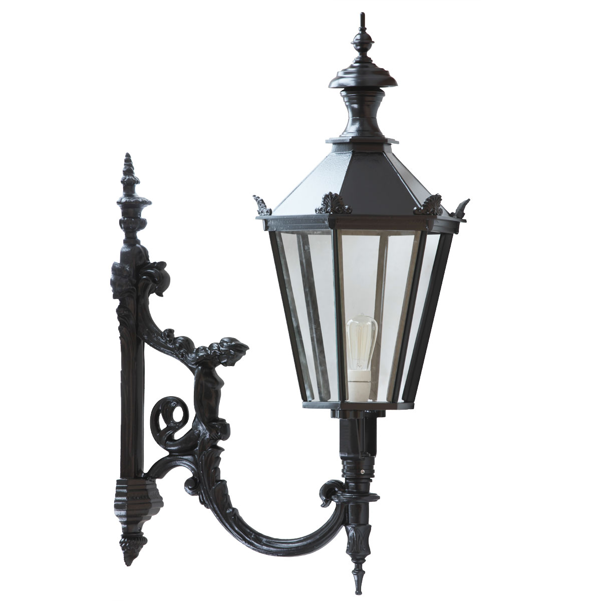 Große Wandleuchte Prag D-L mit Schinkel-Laterne 73 Große Wandleuchte Prag D-L mit Schinkel-Laterne 73