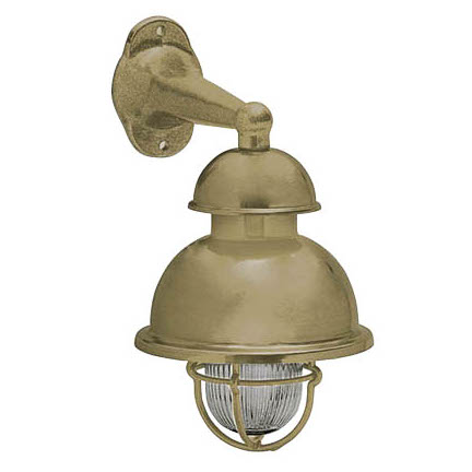 Traditional nautic wall light N° 53/515 made of brass