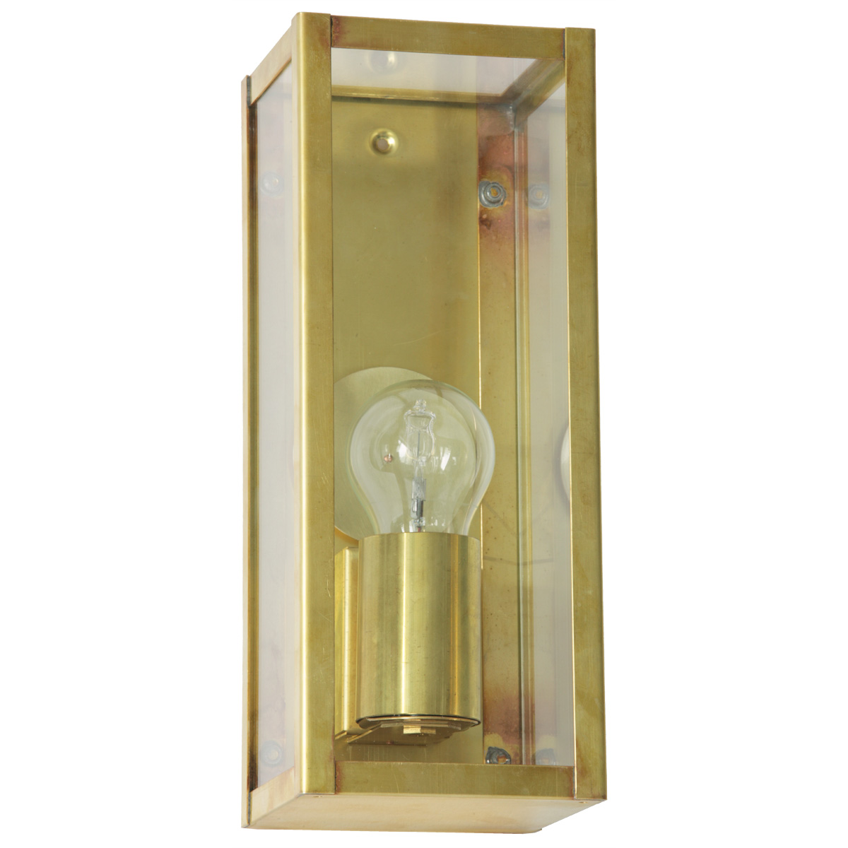Slim Outdoor Wall Light With Mirror Reflector