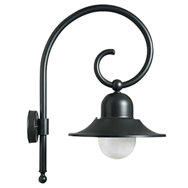 Industrial-style Italian Wall Light with Crosier