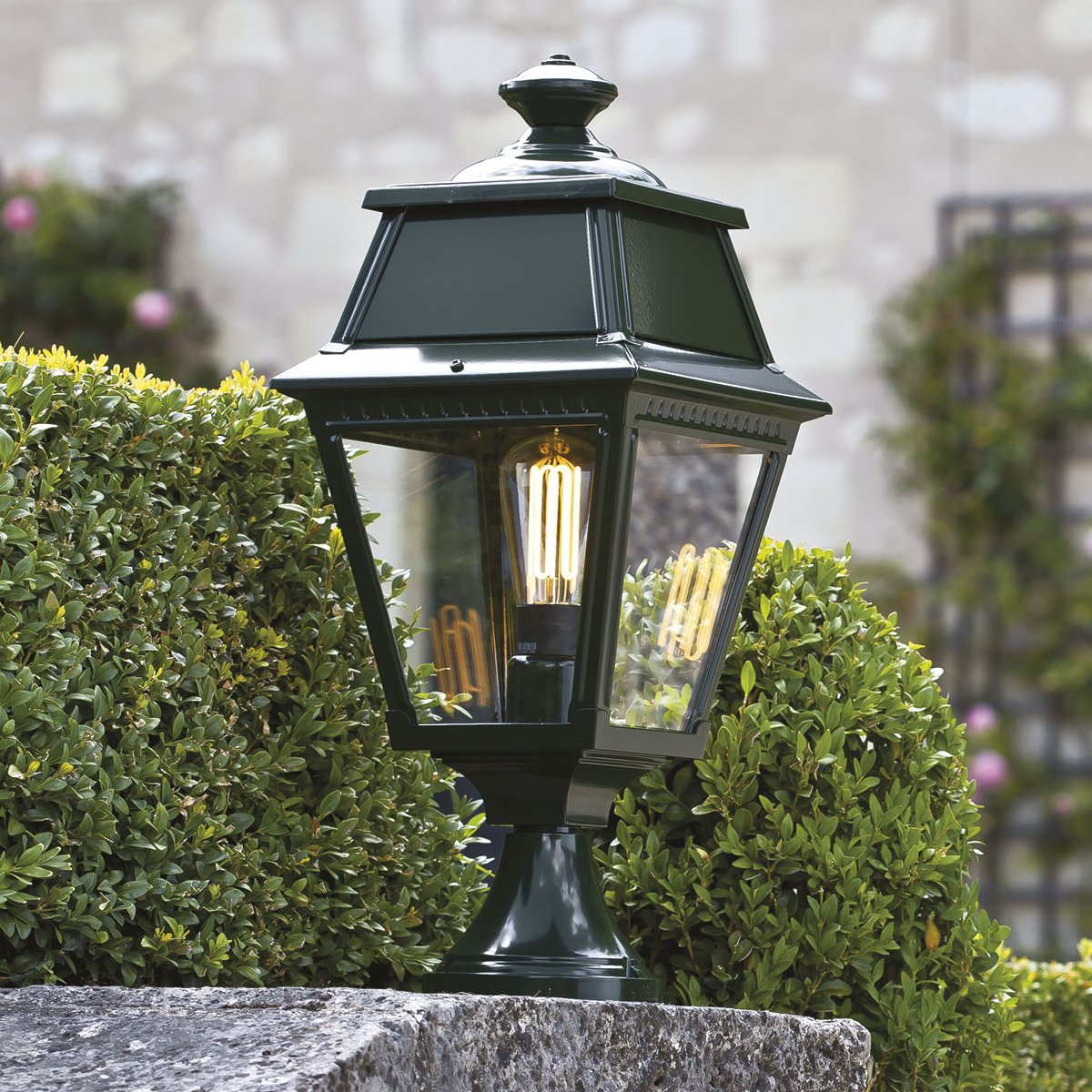 French Pedestal Light Avenue 2 Aluminium or Brass