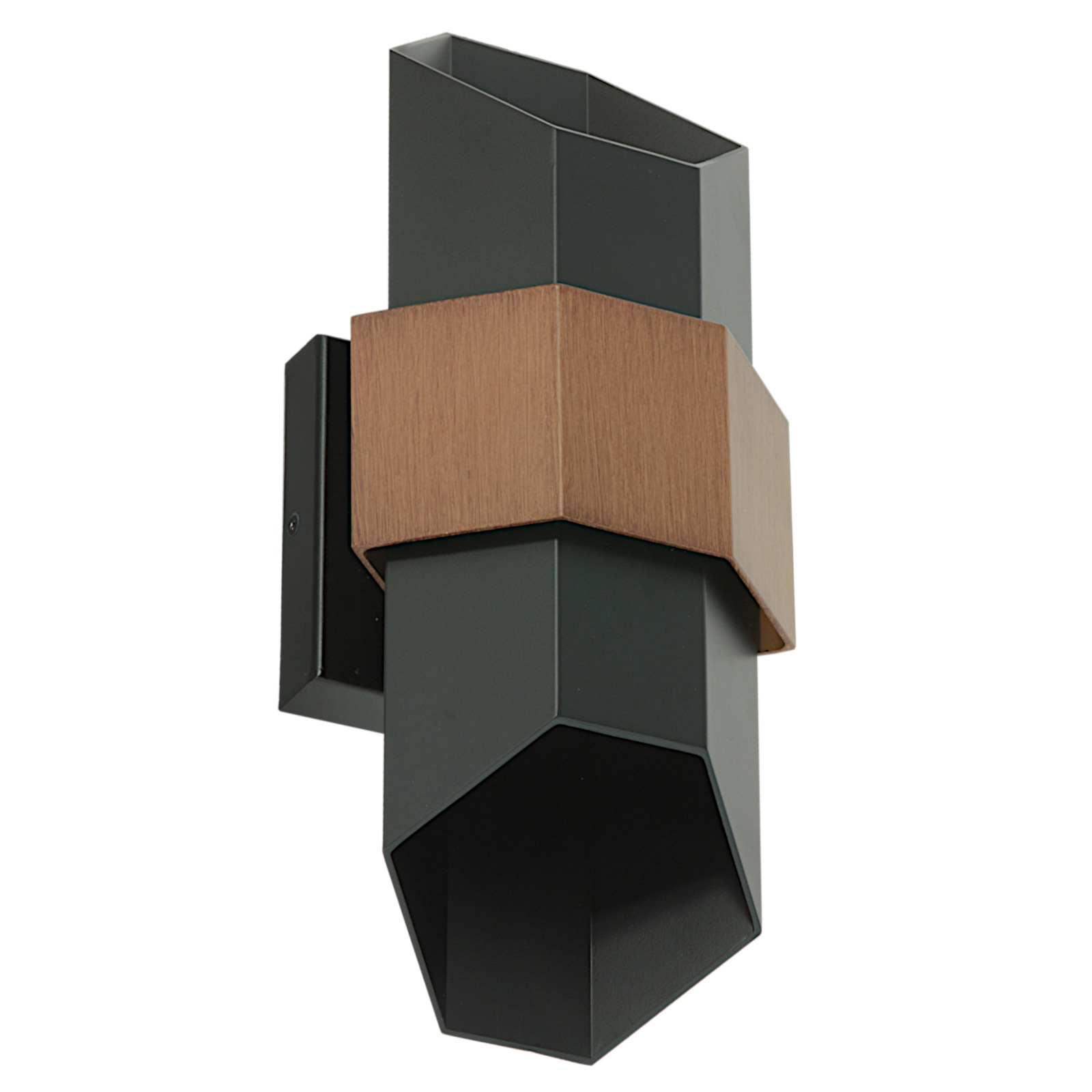 Hexagonal Up-and-Down Spotlight, 38 cm