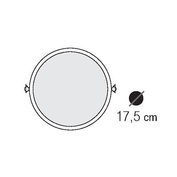 Maritime Außenwandleuchte mit rundem Holophanglas, Bild 10 Maritime Außenwandleuchte mit rundem Holophanglas, Bild 10