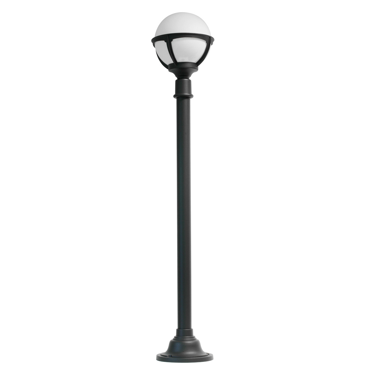 Garden Lamp Post with PMMA Globe