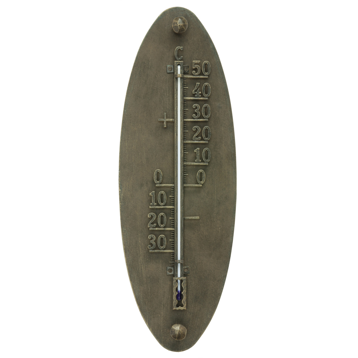 Wrought iron wall thermometer B 8713