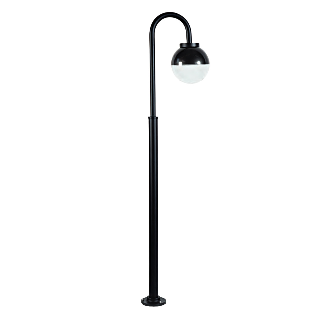 Pathway Lamp Post with Dimmed Globe