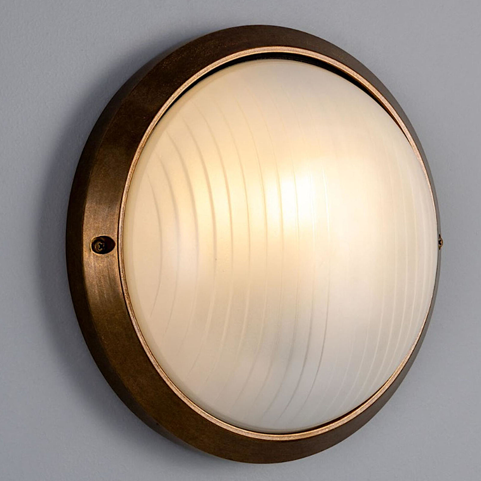 Round Outdoor Wall Light, Ø 26 cm