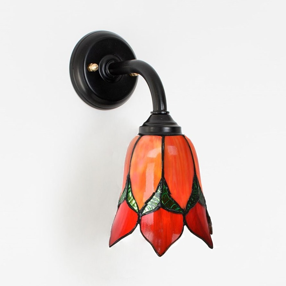 Small Tiffany Outdoor Light with Tulip Glass